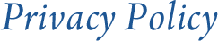 プライバシーポリシー